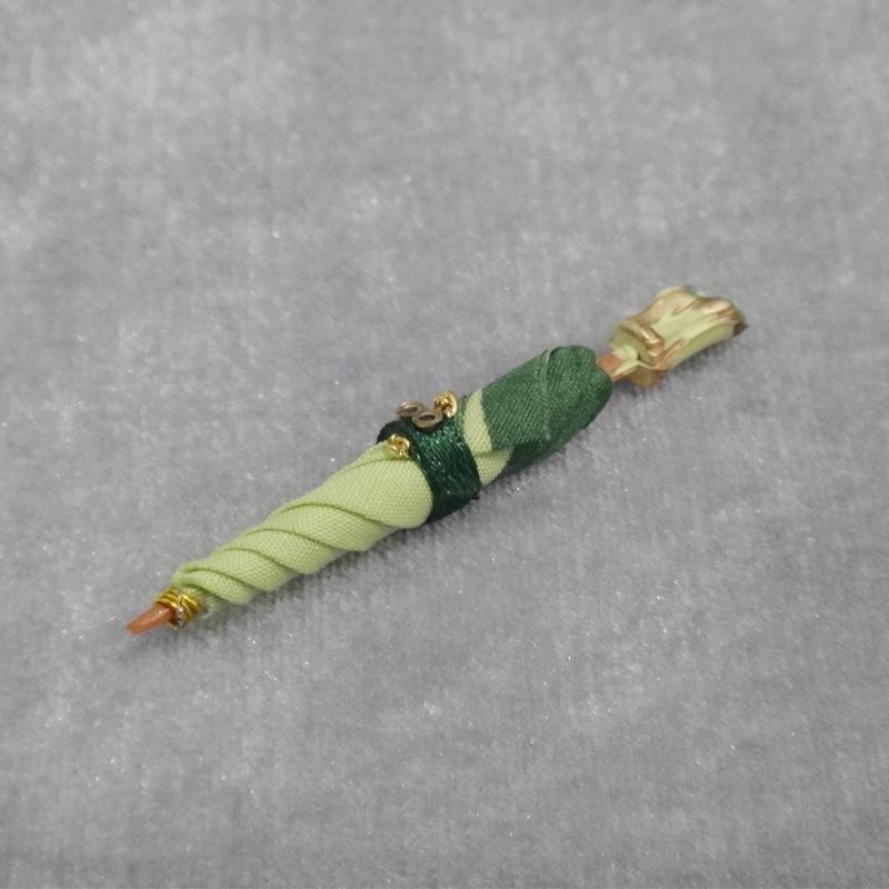 

Resin Dollhouse Simulation Mini Umbrella Model Dollhouse Micro Scene Decor Ornament Dolls House Accessories Pretend Play Toys зелёный