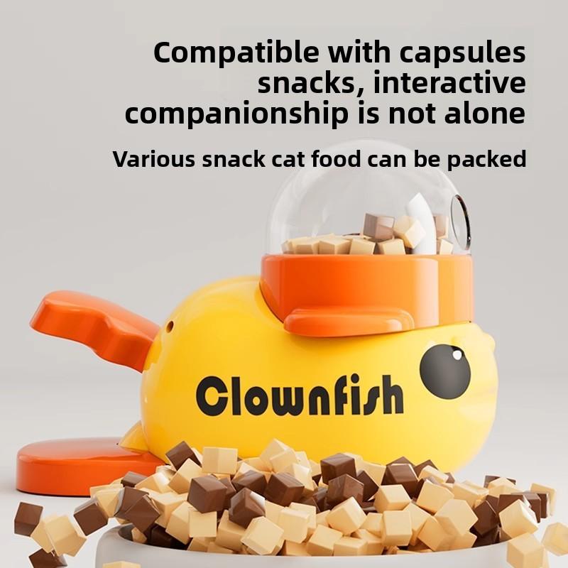 Pet Toys for Self-entertainment and Boredom, Leaky Yellow Duck Pet Feeders, Cat and Dog Interactive Toys for Training