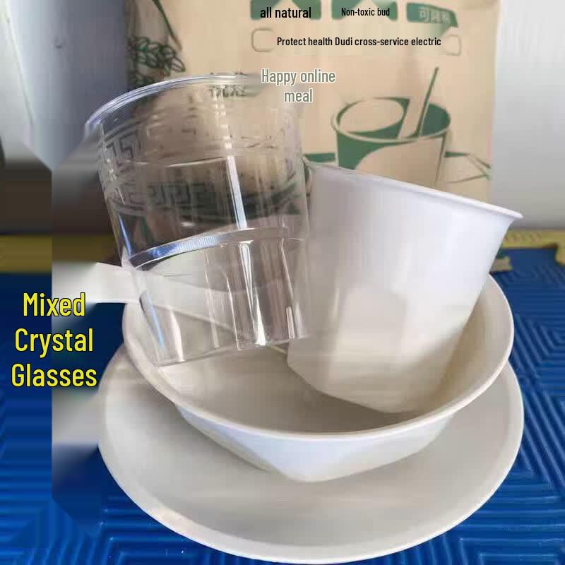Qiwei Biodegradable Rice Husk Disposable Tableware Set