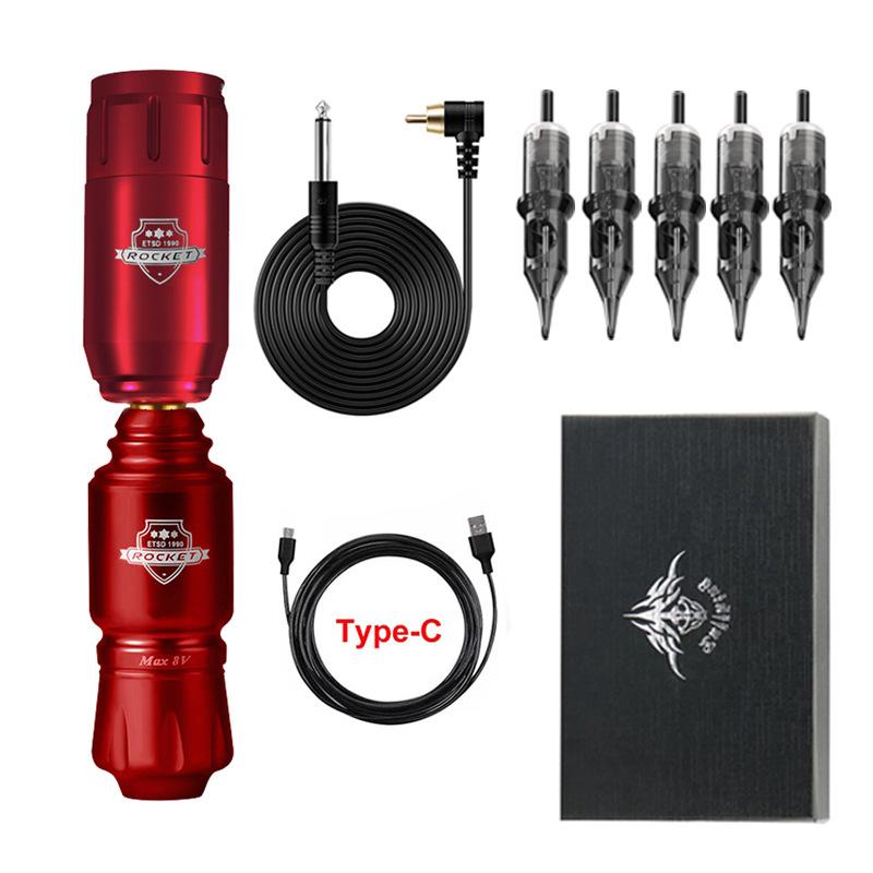 

Беспроводная ручка для татуировки, короткая ручка для татуировки, набор ручек Rocket, блок питания Rocket, вышивка татуировок, линия резки, инструмент для создания тумана