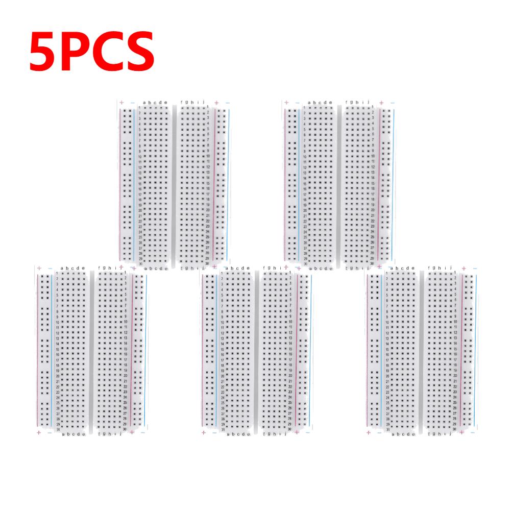 MB-102 Steckplatine 400 Punkte Lötlos PCB Bread Board Test Entwickeln Dupont-Kabel DIY Mini-Steckplatine für Bus-Test-Leiterplatte