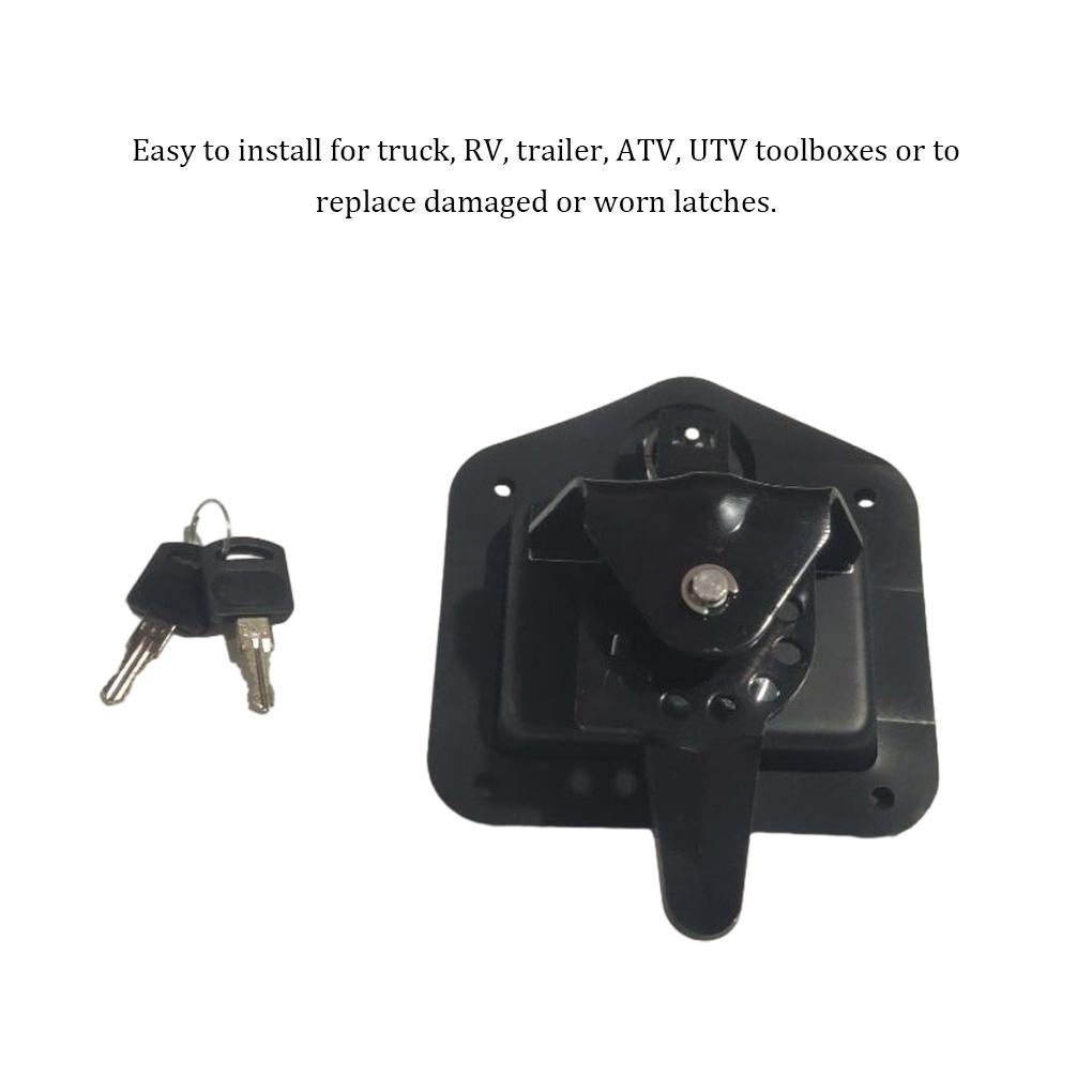 Universal Truck Tool Box Lock RV Trailer Stainless Steel Toolbox Locks Automotive Repair Modification Accessories