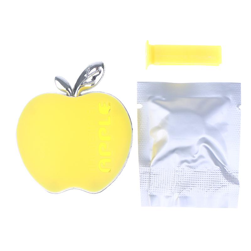 1Pcs An Apple-Shaped Car Air Freshener With Floral Fragrance - Featuring A Decorative Ventilation Clip Design