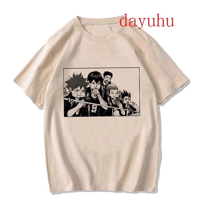 New Oya Oya Oya Tshirt Haikyuu T Shirt Kuroo Anime Shirt Fly High Tees Cool Karasuno Japanese Cartoon T-shirt Tops Unisex