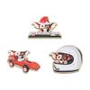Creative Unique Cartoon Style Big Eared Monkey Pianist And Astronaut Brooch For Fun Lovers