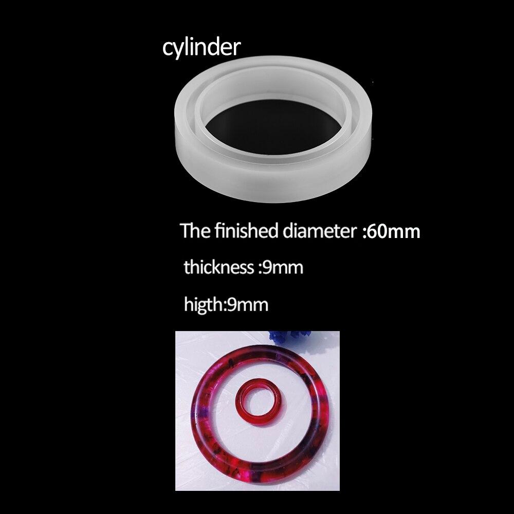 1 st Armband Harts Epoxiformar Blandad storlek Gjutformar Silikon UV Hartsformar Verktyg för gör-det-själv smycken Tillbehör