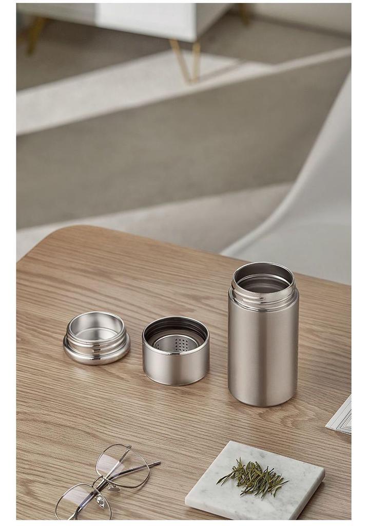 Portable Creative Stainless Steel Tea Infuser - Insulated High-End Cup