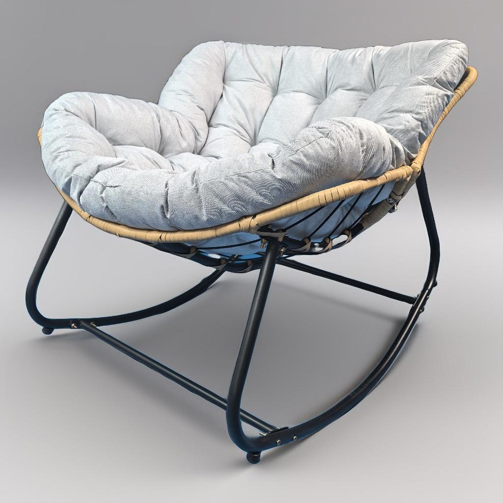 Rocking Recliner Chair: Balcony Leisure Chair, Lay-Flat Nest Chair, Lazy Sofa for Home