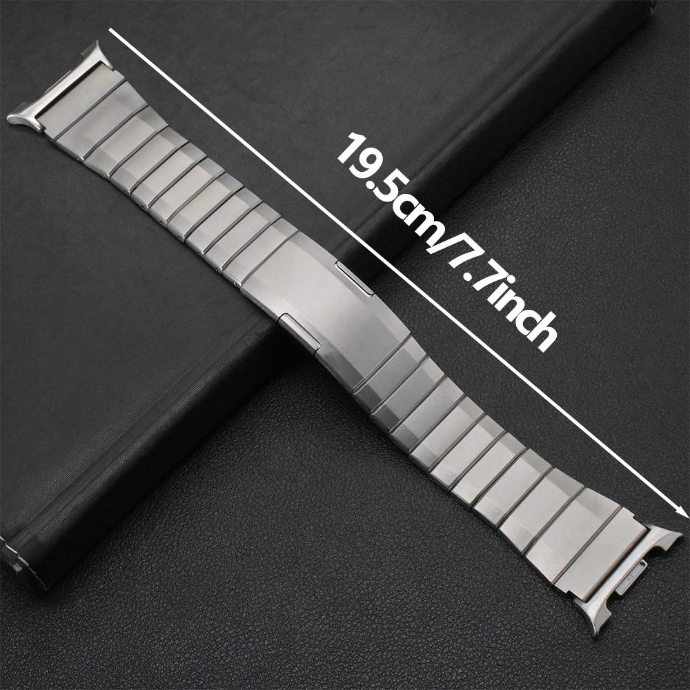 Titanium Strap for Samsung Galaxy Watch 8 44mm 40mm 8 Classic 46mm Luxury Metal Band for Galaxy Watch 4 5 6 7 Ultra 47mm Accessories