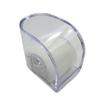 Transparent Plastic Watch Box with Hanging Hole, Square Design, Single Piece Storage with Lid and Base