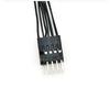 1Pcs Reset Desktop Power On/Off Dual Control Cable Pc Motherboard Switch Jumper 9-Pin 1 To 2 Line Splitter Switch