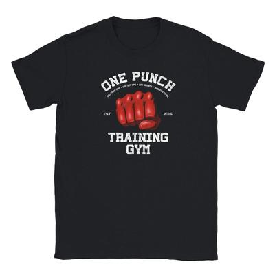 ONE PUNCH Training Gym T-Shirt Funny Fitness Gift | Soft Cotton Graphic Shirt