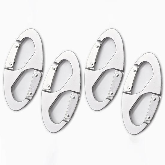 4Pcs Carabiner Clip Key Chain Clip Hook Rustproof Corrosion Resistant Latch Hooks