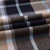 Men's Classic Fit Casual Plaid Linen Cotton Shirt Single Pocket Button-down Comfortable Soft Long Sleeve Stripe Checked Shirts