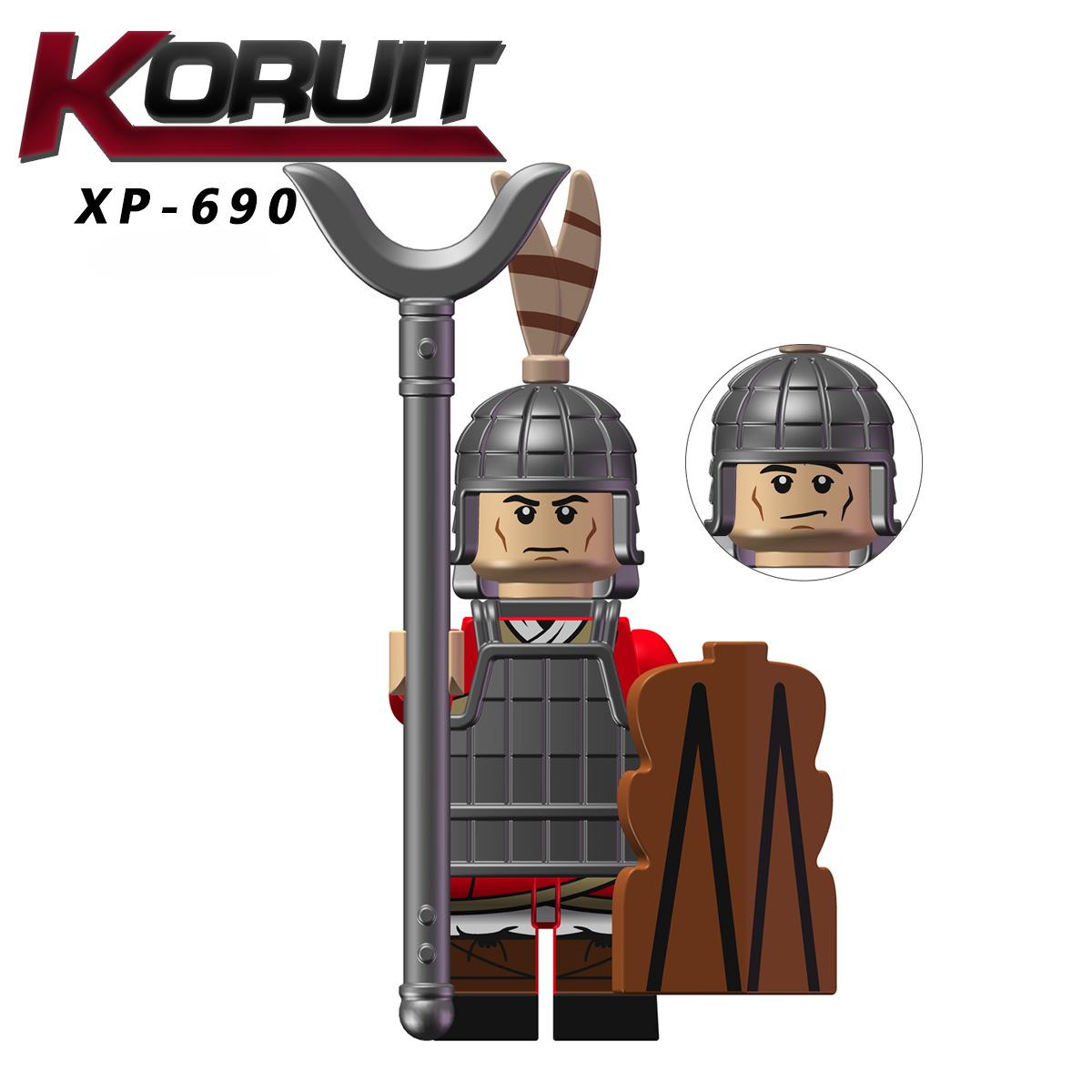 

KT1093 Імперія династії Хань Стародавня війна Солдати Фігурка Аксесуари Шолом Броня Будівельні блоки Іграшки для дітей Подарунок