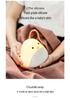 Time Bird LED Alarm Clock with USB Charging - Silent Cartoon Bedside Night Light for Bedroom or Dorm