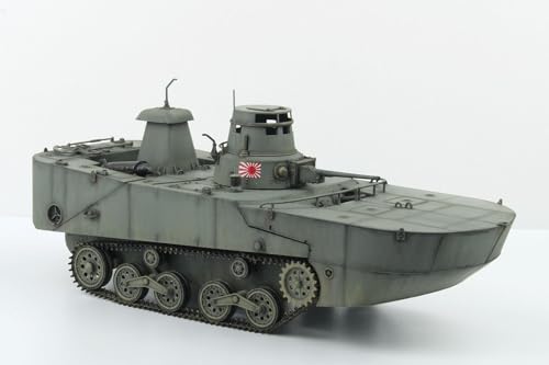 PLATZ/MONO Dragon 1/35 Scale Tanks of the World 11 WWII Japanese Navy Type 2 Ka-Mi Seaborne Configuration (Late Float Type) Plastic Model MD011 (Tank)