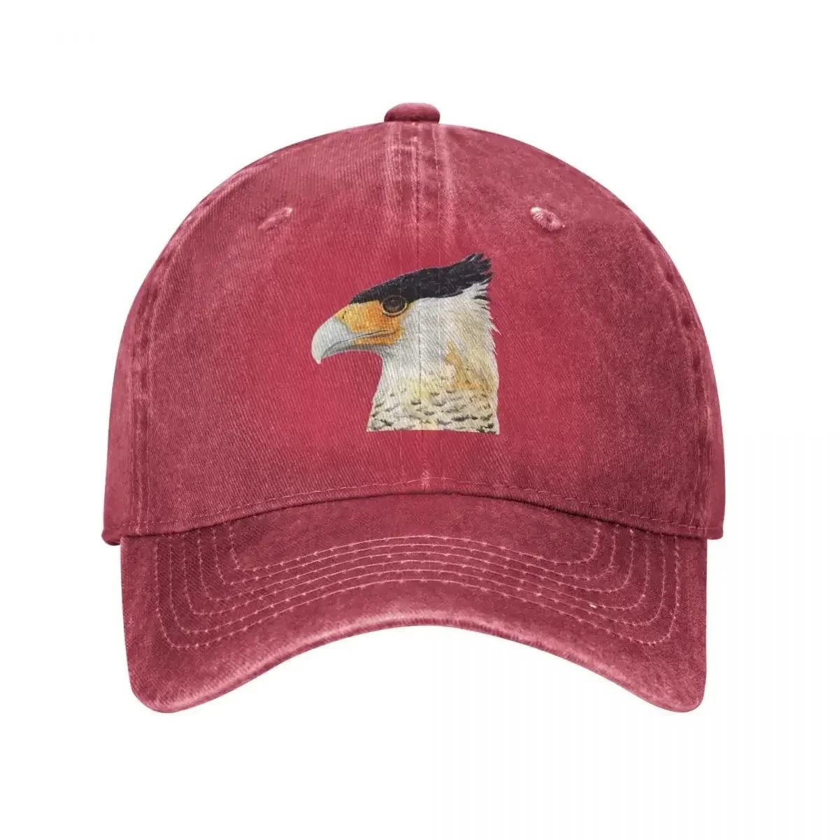 Crested Caracara Watercolor Baseball Cap New Hat Ball Cap Sunscreen Hat Women UnisexS