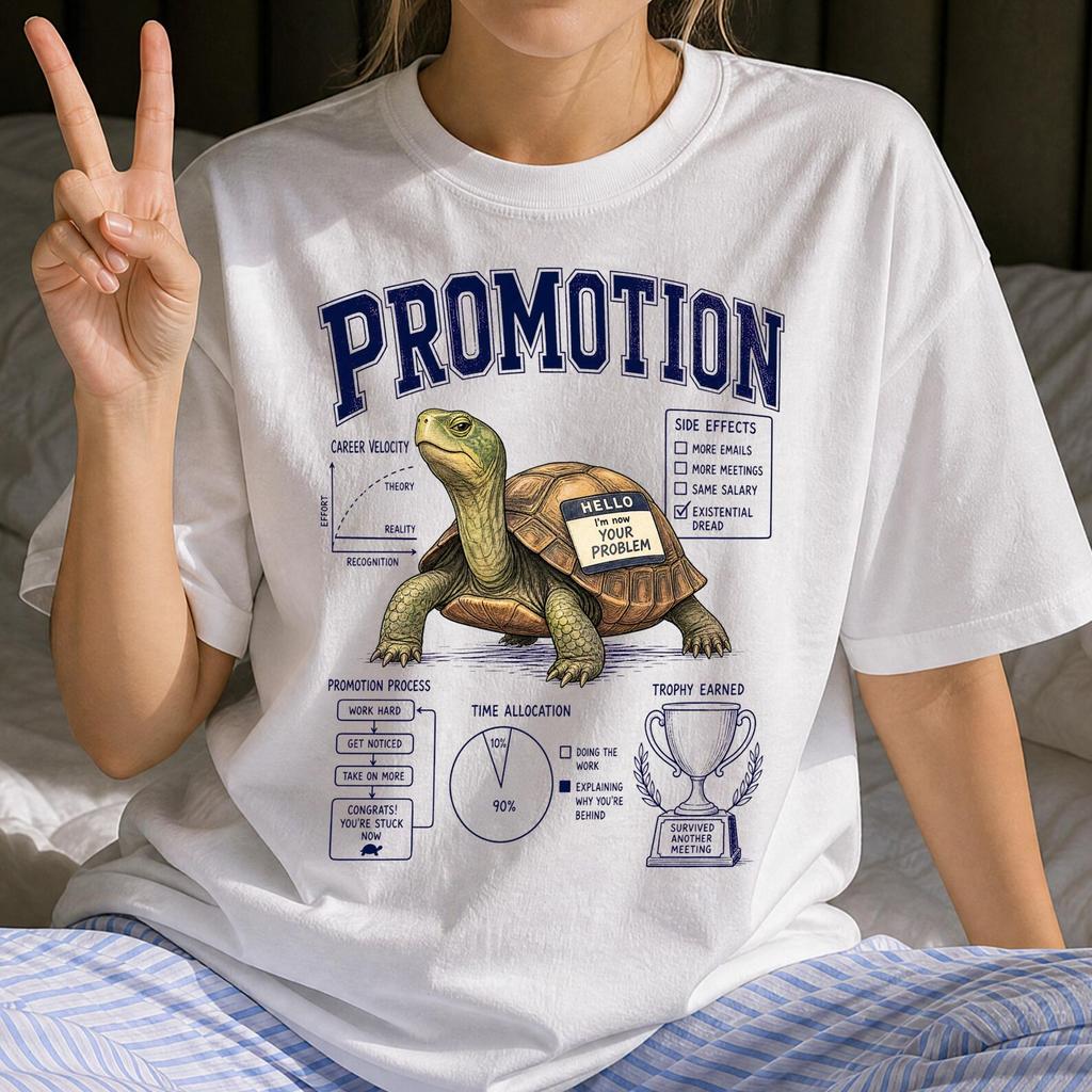 Funny Promotion Shirt - Retro Lifestyle & Humor Gift - Sarcastic Promotion Clothing