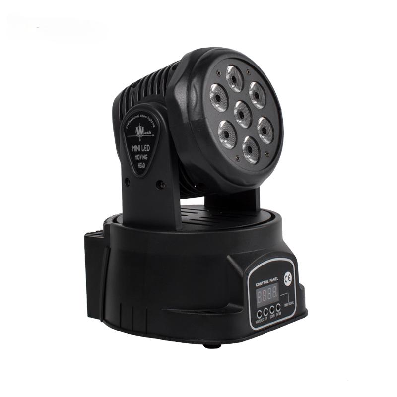 Outlet LED 7x18W Moving Head licht 4IN1 RGBWA + UV Professionelle für Wirkung bühne für Disco DJ Musik party Club Dance