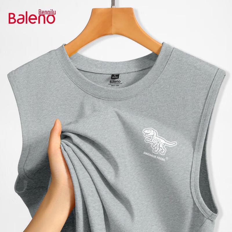 

Baleno Men s Dinosaur Print Cotton Tank Top 4XL