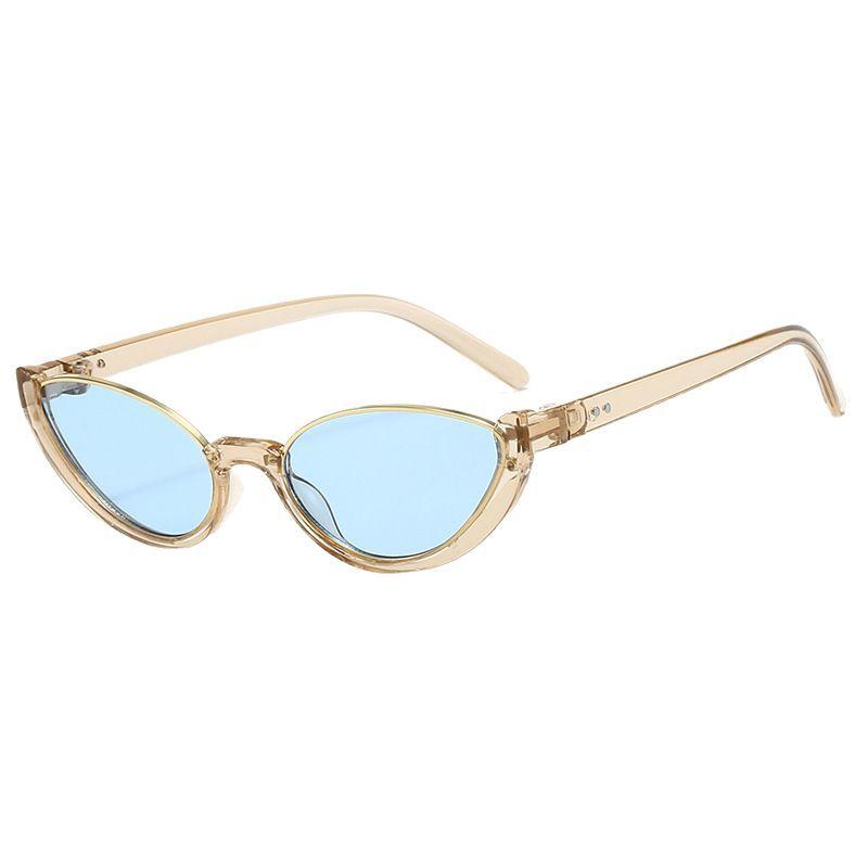 Sexy Small Cat Eye Women's Sunglasses New Fashion Leopard Half Frame Sun Glasses Female Retro Y2k Outdoor Shades UV400