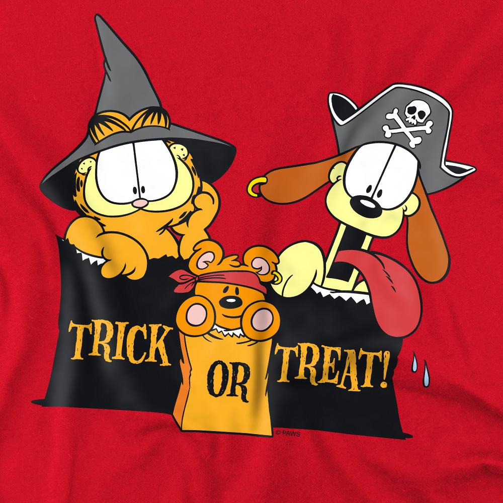 Garfield Mens Trick Or Treat T-Shirt