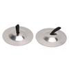 2Pcs Finger Cymbals Pure Copper Wear Resistant Easy Grip Finger   for Dance Party Holiday