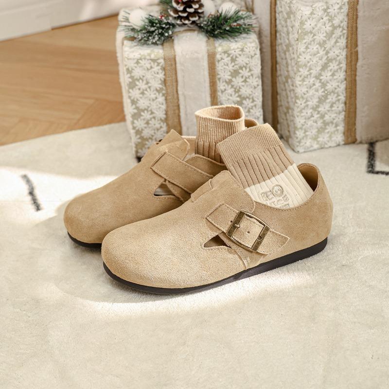 

Женские повседневные туфли Birkenstocks из коровьей замши с удобной мягкой подошвой. Мягкие винтажные женские туфли Birkenstocks. 33 хаки