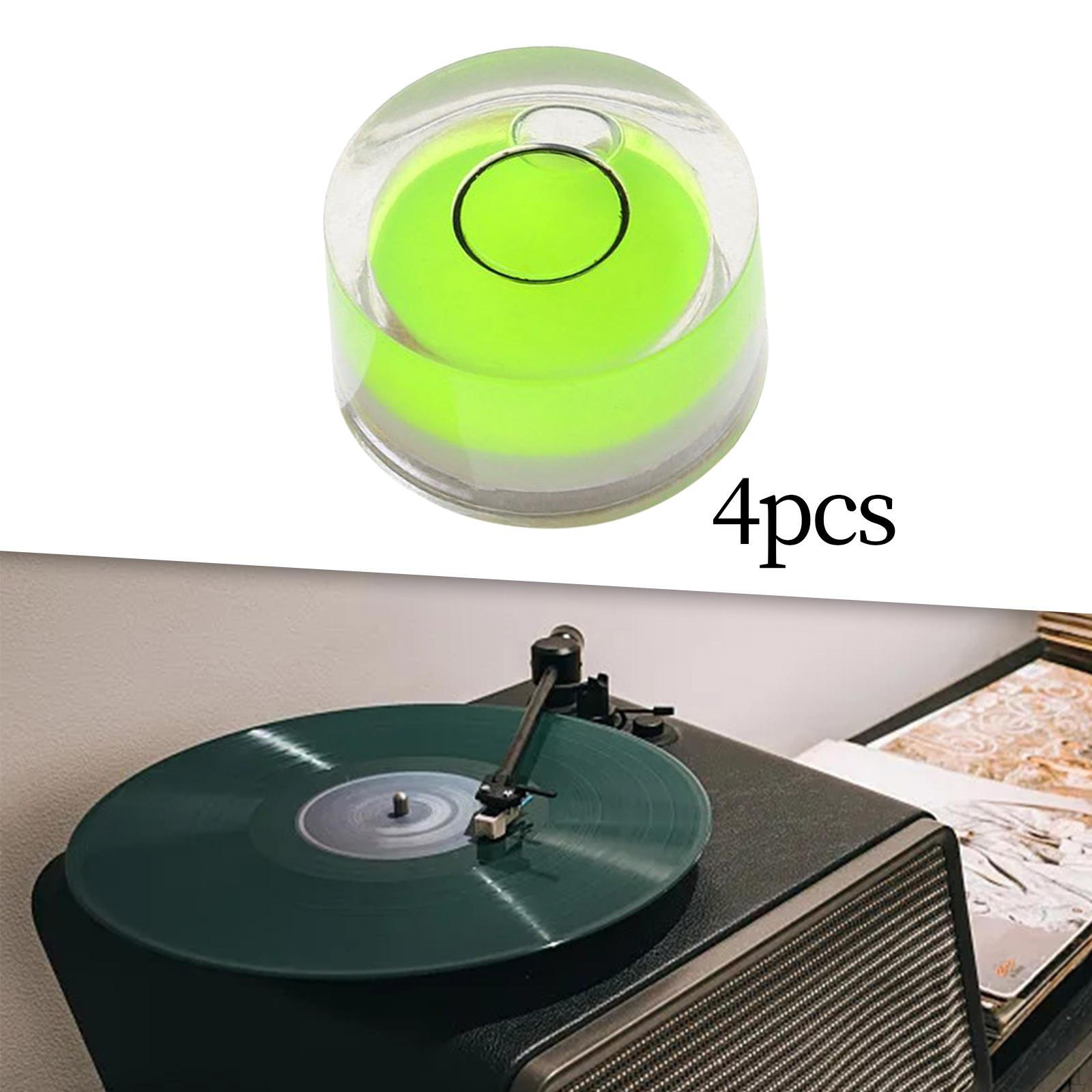 

4 шт., измерительные аксессуары для проигрывателей пузырьковых пластинок, проигрыватель проигрывателей, универсальный стилус для