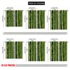 2pcs,2D Plane Printing Pattern Curtains Bamboo Forest Versatile Fabric (without Rod) Gifts Perfect for Living Room, Home
