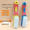 Soft Bristle Multifunctional Shoe Cleaning Brush - Gentle, Long Bristles for Effective Household Use
