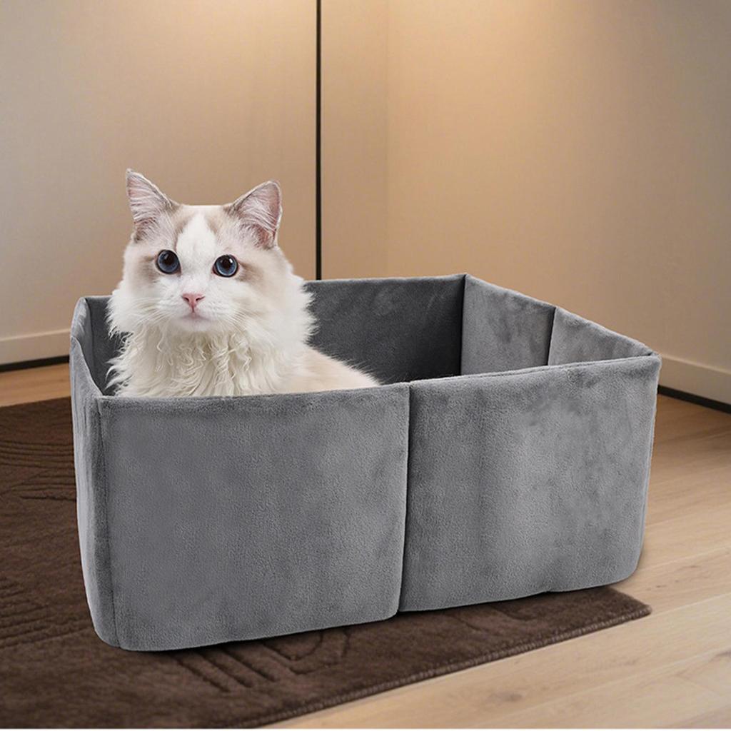 Cat Nest Cat Beds For Indoor House Cave Kennel Insulated For Pet Kitten Outdoor Calming Puppy Sleeping Animal Travel Winter