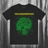 Frankenstein, Koszulka Film Horrorowy, Koszulka Klasyczny Film, Koszulka Retro Filmowy, Kino, Straszny, Sztuka Jim Thorpe Upiorny Unisex Koszulka z Krótkim Rękawem