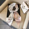 Luxury Summer Silk Shawl Square Scarf for Women Satin Hijab Fashion Wraps Neckerchief Female Hair Bands Ribbon Headband Bandana