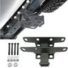 2 INCH Rear Bumper Towing Trailer Tow Hitch Receiver Metal Kit for Jeep Wrangler JK JL 2007-2023 2Door 4Door