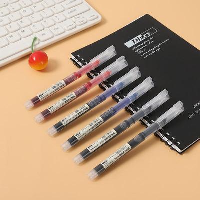10 Teile/satz Hohe Qualität Nadel Typ Gel Stifte Gerade Flüssigkeit Kugelschreiber Kawaii Schreibwaren Schule Bürobedarf Schreiben