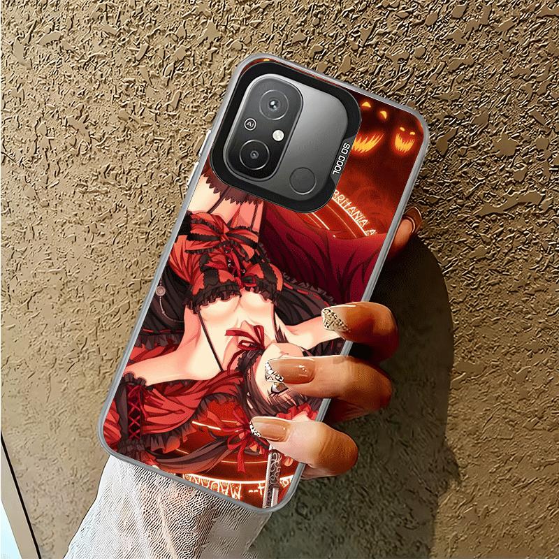 Date A Live Tokisaki Kurumi Shockproof Phone Case for Xiaomi Poco X7 X6 X5 X3 Pro F7 Ultra M8 Redmi 15C 15 14C 13C 12C 10C 13 12