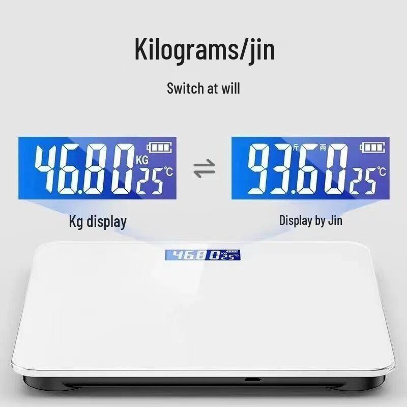 Compact Smart Body Fat Weighing Scale for Adults and Girls