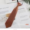 Children's Small Tie with Creative Fun Cartoon Polyester Short Lazy Knot Free Tie 6cm