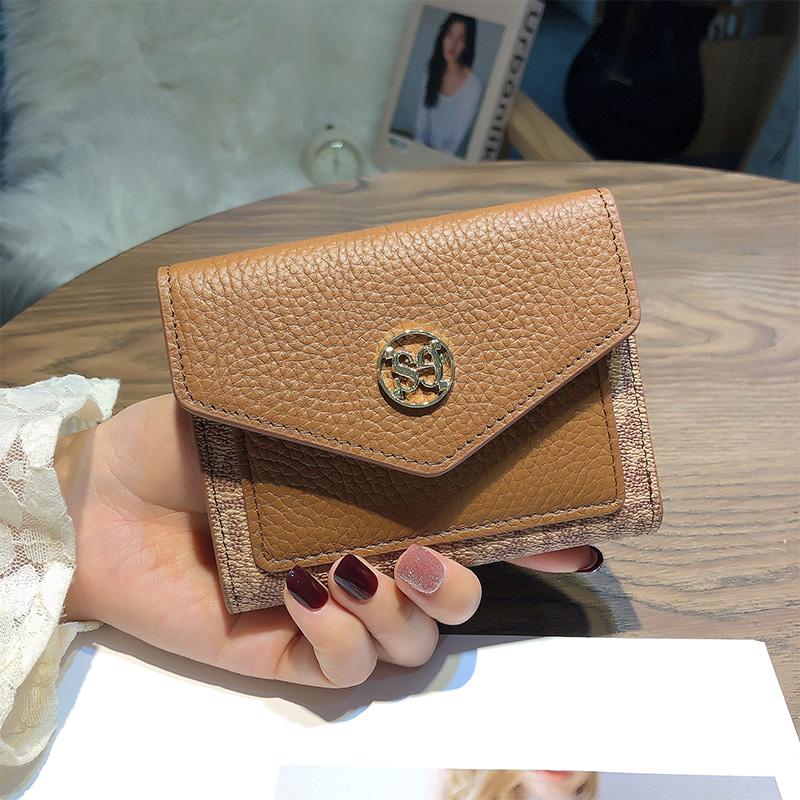 2024 Короткие женские кошельки из натуральной кожи — фото 6