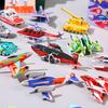 30 SZTUK 3D DIY Papierowe Puzzle dla Zwierząt i Dinozaurów i Samolotów Czołgi Mini Kreskówkowe Zabawki Puzzle dla Dzieci Urodzinowe Upominki