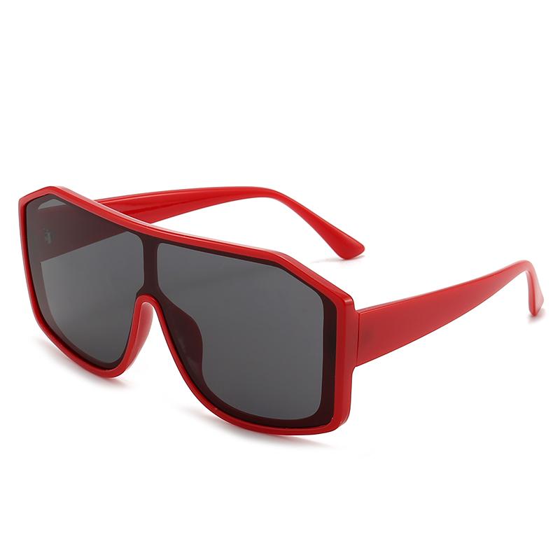 New Style Large-frame One-piece Sunglasses For Fashionable Street Photography Trendy Sunglasses With an Instagram Vibe For Women