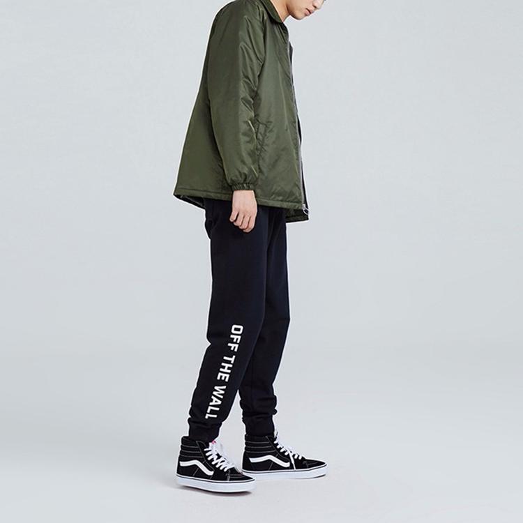 Vans Casual Sports Polo Coach Lightweight Cotton Jacket Men Jacket Dark-Green VN0A3QTYKCZ