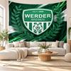 Werder Bremen Football Wall Tapestry, Soft Fabric Wall Hanging, Decorative Backdrop For Bedroom Home Wall Art