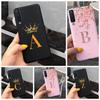 Für Samsung Galaxy A7 2018 Hülle SM-A750F Silikon Handyhülle Für Samsung Galaxy A9 2018 Hüllen SM-A920F Funda Niedliche Buchstaben Coque