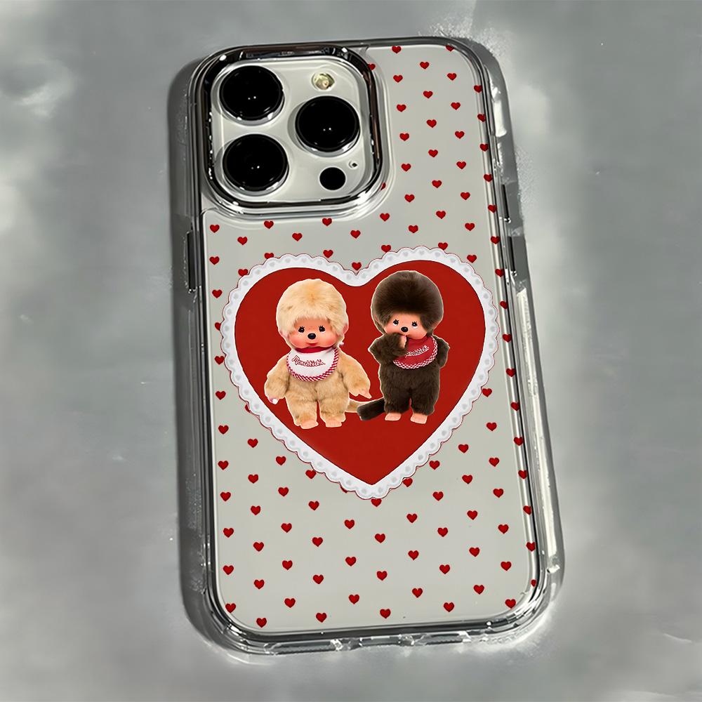 

Cartoon M-Monchhichis Phone Case for Samsung Galaxy S25 S24 S23 S22 S21 S20 Note20 FE Ultra Edge Plus 4G 5G Transparent Cover Samsung S24 Plus 5G