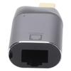 TypeC Male to RJ45 Female Adapter Portable TypeC to RJ45 Adapter Compatible for Windows Android OS X