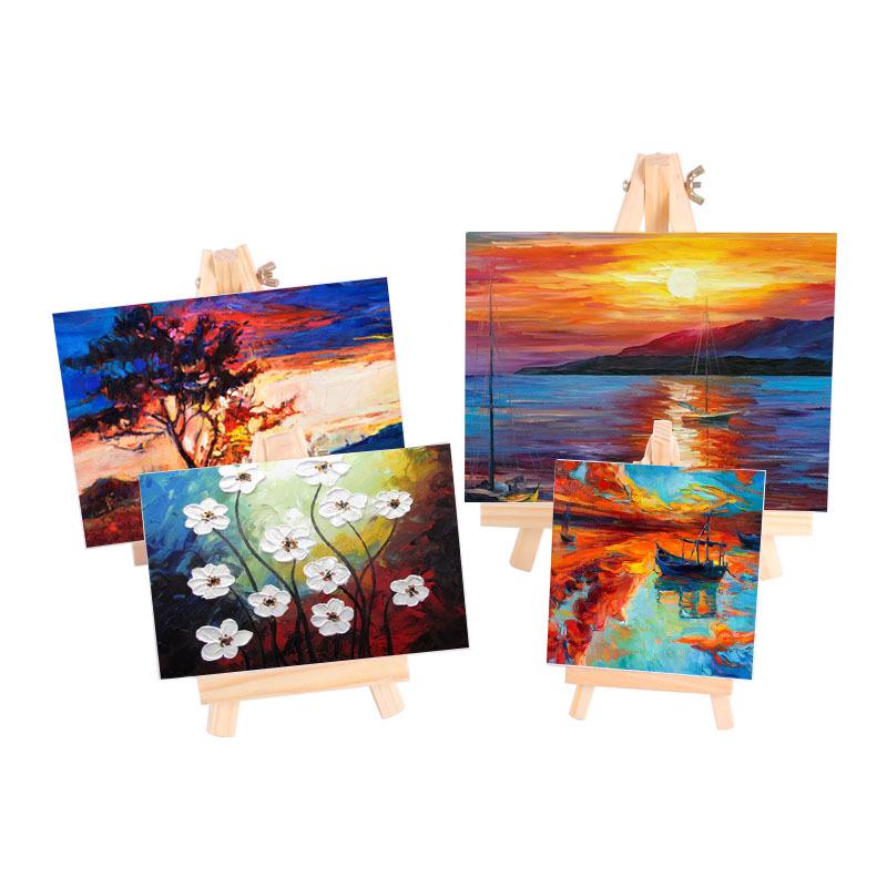 

Foldable Mini Easel: Stackable Children s Canvas Painting Display Stand 8*15 easel with 10*10 frame