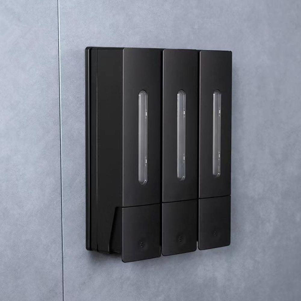 White Black Grey Shower Soap Dispenser ABS Shampoo Conditioner Dispenser Soap Dispenser  Home Hotel